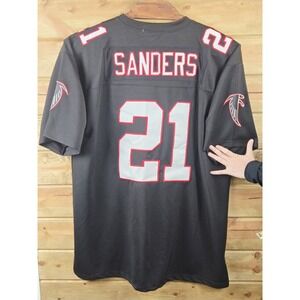 Deion Sanders Atlanta Falcons #21 1992 Mitchell & Ness NFL Jersey Black 5XL‎